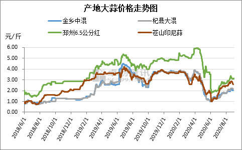 今曰大蒜最新价格行情-今日大蒜价走势分析