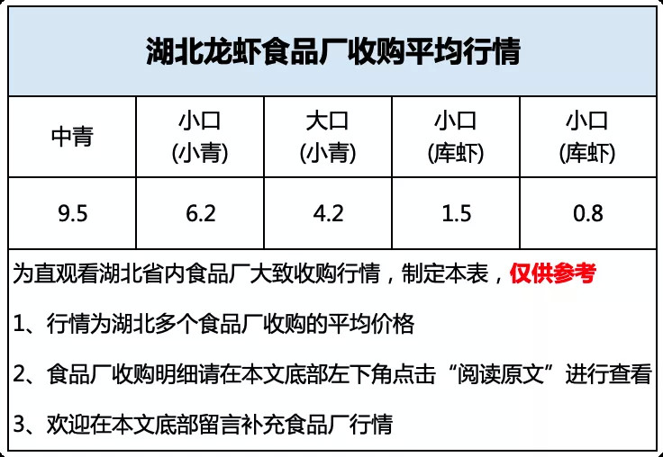 最新小龙虾市价动态速览